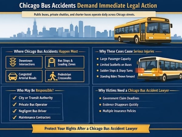 Chicago attorneys handling cases involving buses