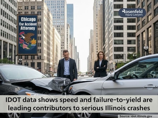 Car wreck insurance claim in Chicago