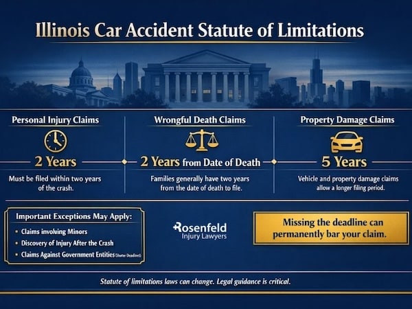 Time limit to file a lawsuit after a car accident in Illinois