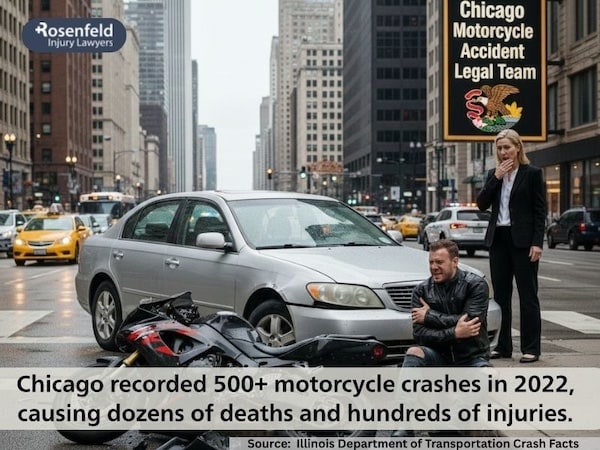 Chicago injury lawyers handling motorcycle crashes
