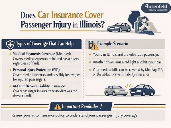 Does Car Insurance Cover Passenger Injury in Illinois?