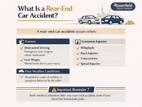 Proving negligence when the other driver hits your car.